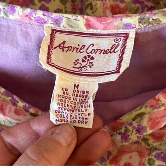 Vintage April Cornell Ditsy Floral Skirt Set - Picture 9 of 9